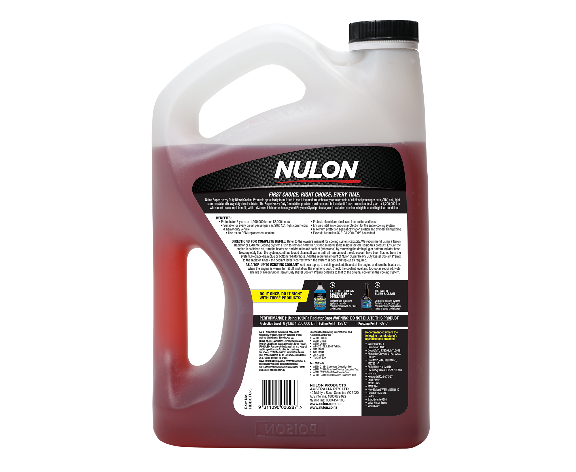 Super Heavy Duty Diesel Coolant Premix (HDDCTU)